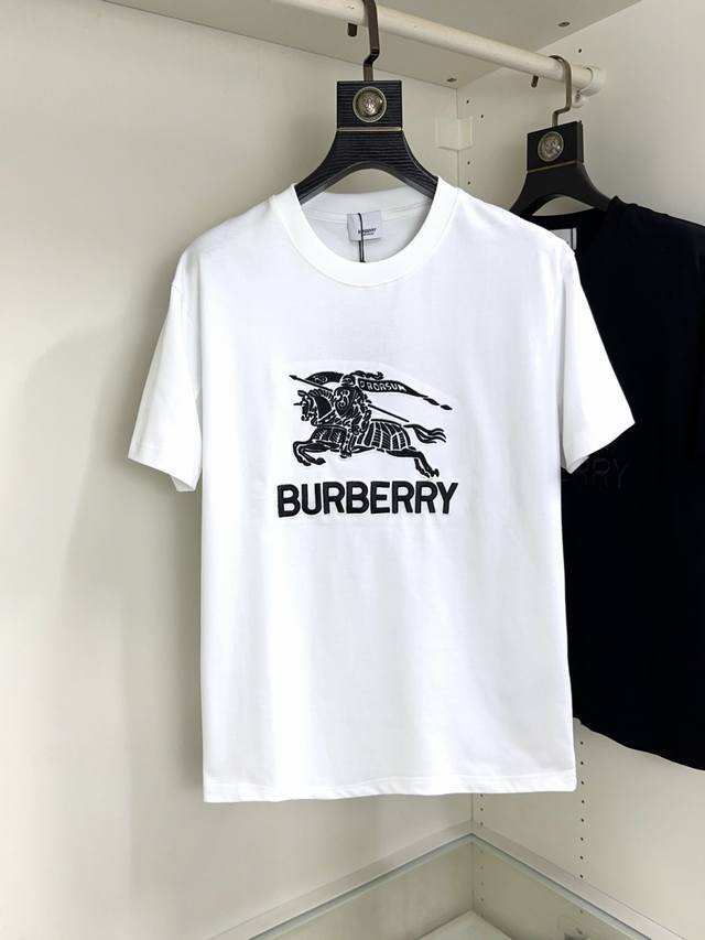 P210 Burberry 巴宝莉 最大可穿210斤顶级圆领休闲短袖高级定制百搭款式 任何人都可以轻松驾驭 面料全订制工艺 胸前奢华经典品牌最新Logo设计，非