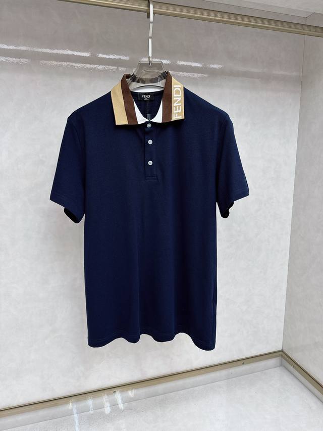 芬迪 2024Ss春夏最顶级版本新春polo，顶级休闲风，专柜有售，顶级品质，耐穿又舒适，码数 S-2XL