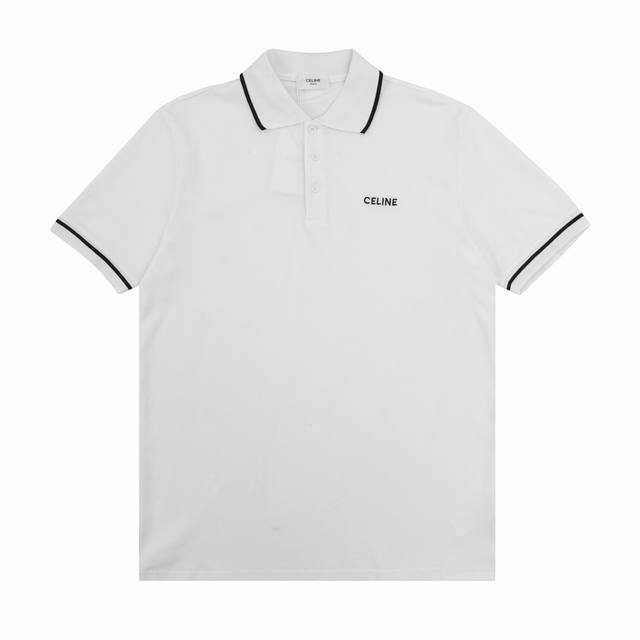 CELINE 赛琳 经典胶囊系列小标刺绣POLO衫 size：S-L