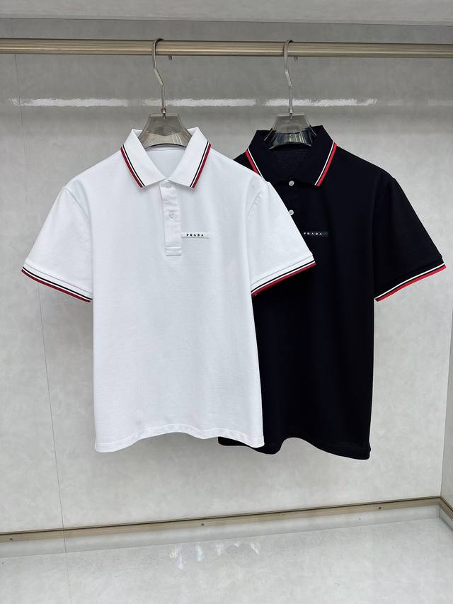 普拉达 2024Ss春夏最顶级版本新春polo，顶级休闲风，专柜有售，顶级品质，耐穿又舒适，码数 48-56