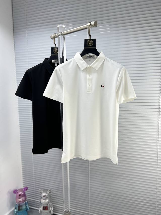 TB*汤姆 ss24夏季新款翻领POLO衫 雍容华贵的品牌风格，客供进口面料，手感丝滑细腻有光泽， 做出来的衬衫也是版型垂顺挺括，并且还抗皱抗起球，贴身穿着也是