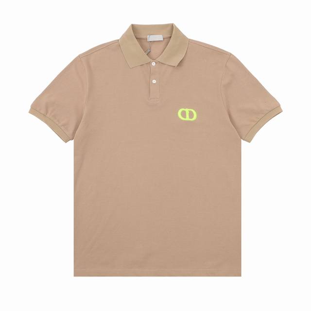 DIOR 迪奥 经典刺绣CD圆领短袖POLO size：S-L