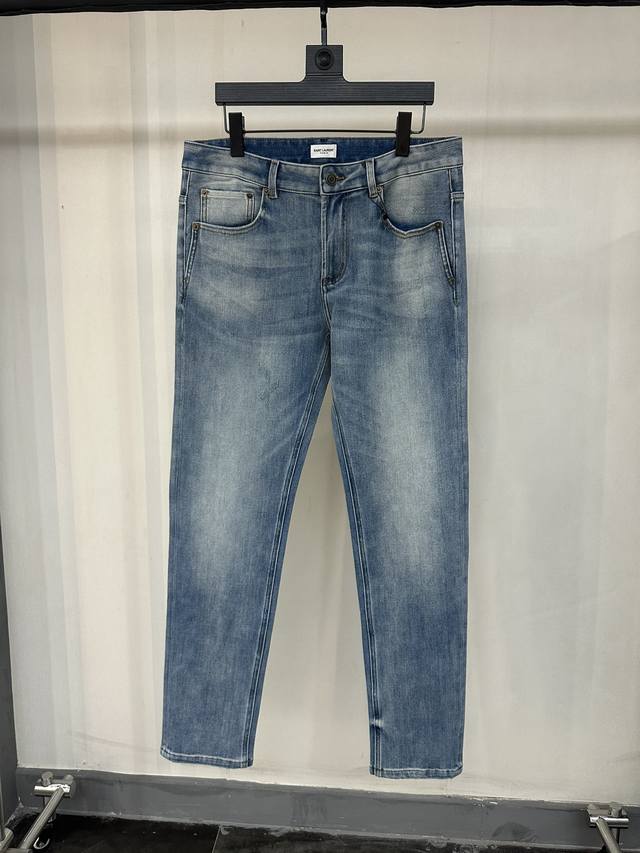 YSL 蓝牛 2024 秋冬新品 顶级品质 完美细节 COLOUR: 蓝色 SIZE: 30 ~ 38