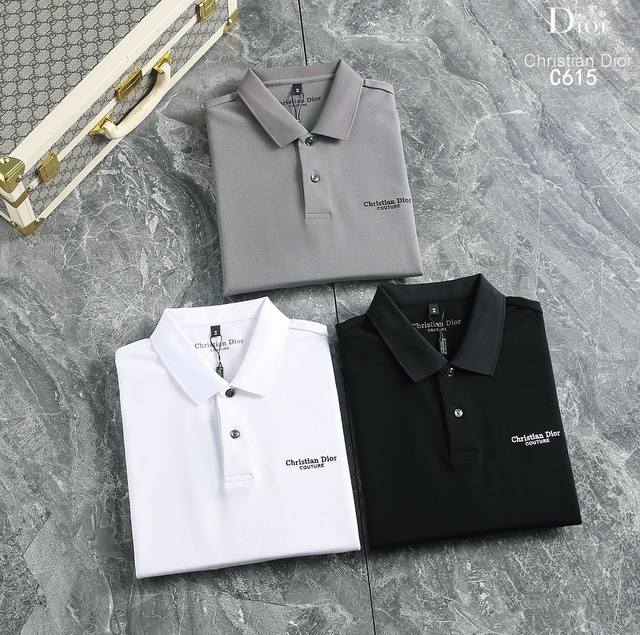 2024 ｜ Christian Dior 面料：双股新疆长绒棉100% 颜色：中灰色 白色 黑色 尺码：M L XL XXL 3XL 4XL