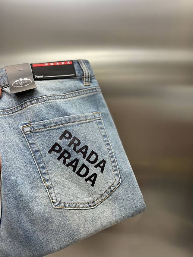 Prada 普拉达 2024春夏新品 三标齐全 牛仔裤 好货不用过多介绍 看细节 专柜码数：29-38 175 140上身32码