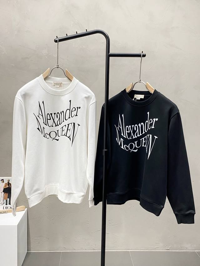 Alexanderwang亚历山大王独家专供新款原单男士休闲卫衣 高端定制 高版本 时尚百搭爆款原版进口420克双股纯棉面料 螺纹袖口.领口衣摆 图案logo