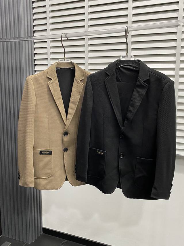 BBR-Burberry 巴宝莉 独家专供 新原单男土休闲西服渠道特供 高端货官网柜台同步 简约经典大爆款。简洁利落又清爽商务，品质做工细节经得起任何形式检验，