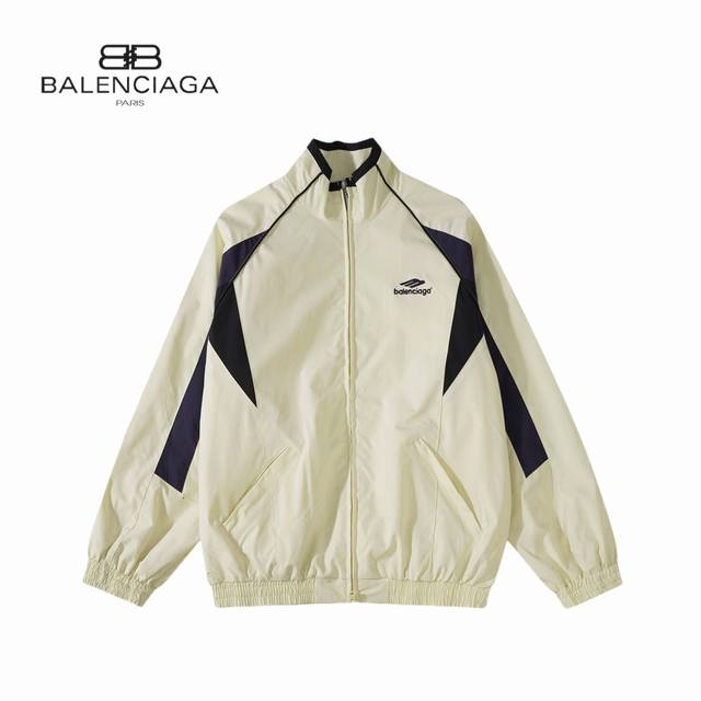 原版 款号：AB026 上新 Balenciaga丨巴黎世家 23FW 走秀款3B拼接运动外套 轻奢主义 男女日常通勤穿搭必备单品 正确版本 欢迎对比 详细特征 - 点击图像关闭