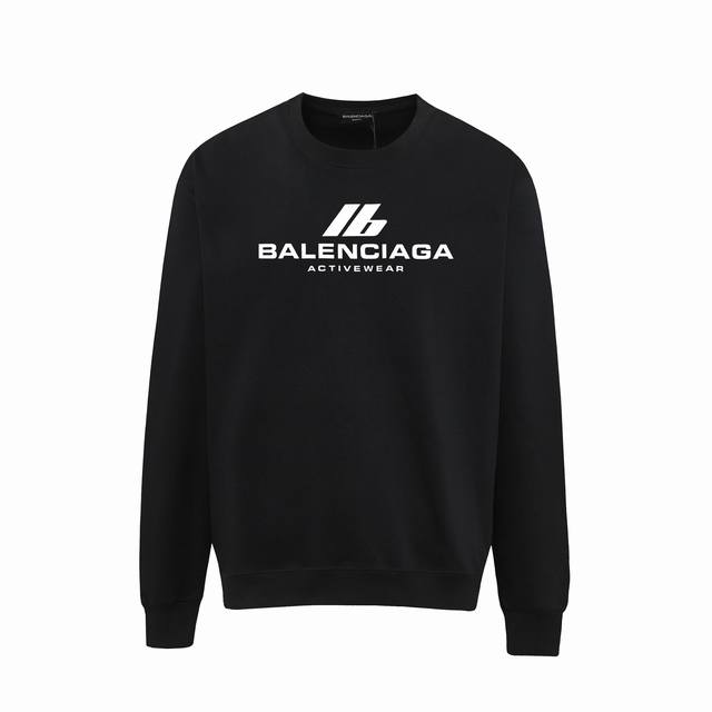 7111# ，Balenciaga巴黎世家印花圆领毛圈卫衣 1:1对版面料400克毛圈高克重百分百纯棉 提前做过预缩水1×1双纱洗一辈子都不会变形的 男女同款