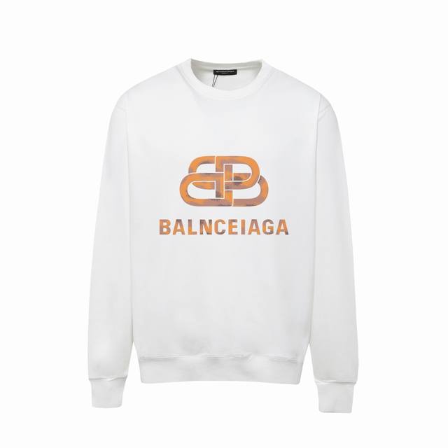 714# ，Balenciaga巴黎世家印花圆领毛圈卫衣 1:1对版面料400克毛圈高克重百分百纯棉 提前做过预缩水1×1双纱洗一辈子都不会变形的 男女同款 官