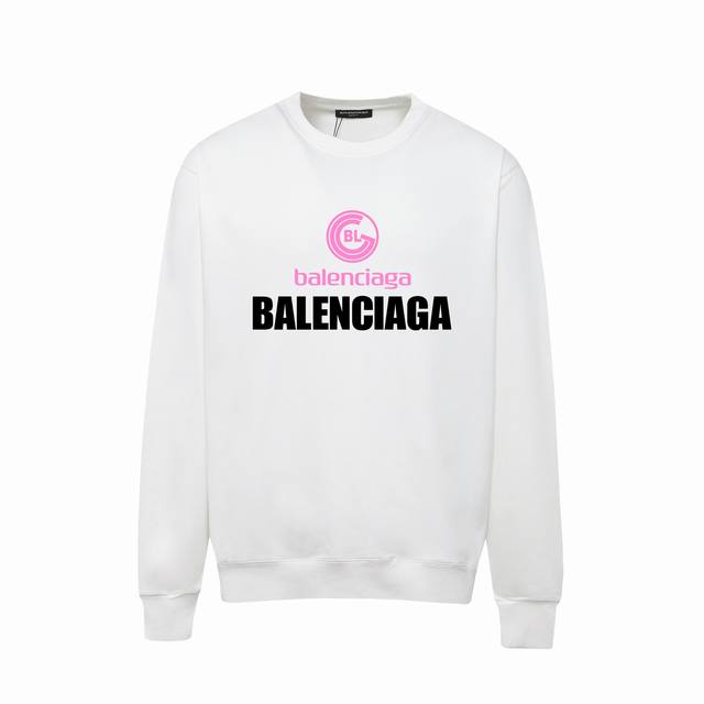 7122# ，Balenciaga巴黎世家印花圆领毛圈卫衣 1:1对版面料400克毛圈高克重百分百纯棉 提前做过预缩水1×1双纱洗一辈子都不会变形的 男女同款