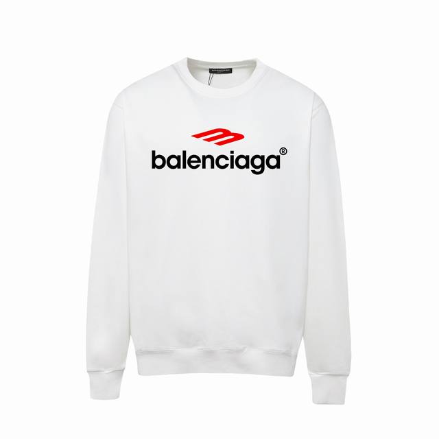 778# ，Balenciaga巴黎世家印花圆领毛圈卫衣 1:1对版面料400克毛圈高克重百分百纯棉 提前做过预缩水1×1双纱洗一辈子都不会变形的 男女同款 官