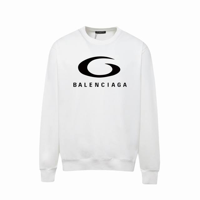 797# ，Balenciaga巴黎世家印花圆领毛圈卫衣 1:1对版面料400克毛圈高克重百分百纯棉 提前做过预缩水1×1双纱洗一辈子都不会变形的 男女同款 官