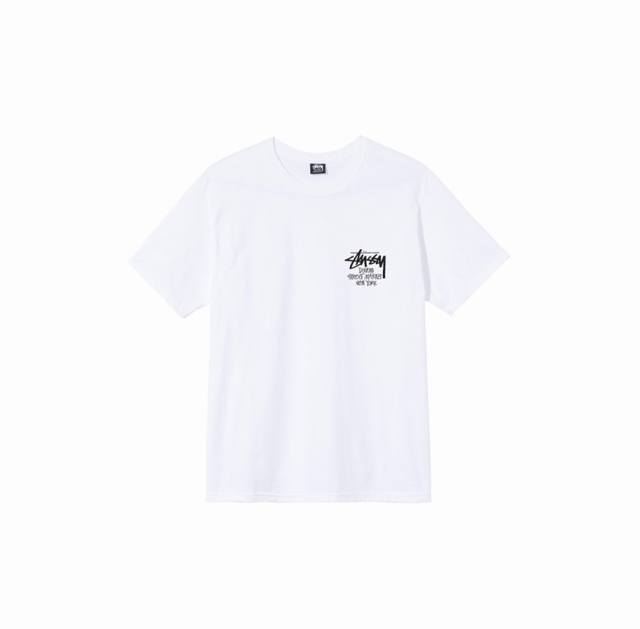 款号HN715 高品质版本，区别通货 STUSSY 斯图西 DSM城市限定系列 NEW YOrk 纽约印花男女短袖 -面料精选32支230克双纱面料 手感柔软舒