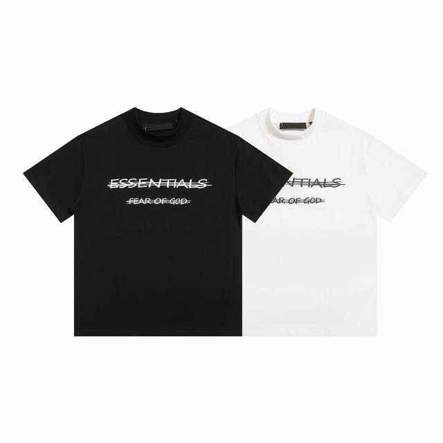 FOG ESSENTIALS 涂画限定短袖T恤 款号：E2333# 颜色：黑色 白色 码数：S M L XL