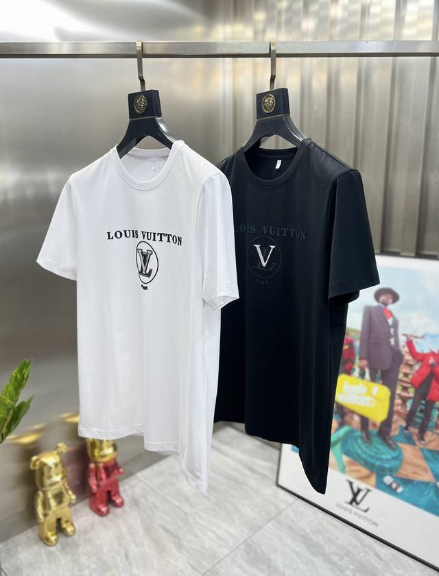 LV 路易威登 2024春夏新品 三标齐全 T恤短袖 好货不用过多介绍 看细节 专柜码数：M-6XL 175 140建议XL 最大穿220 - 点击图像关闭