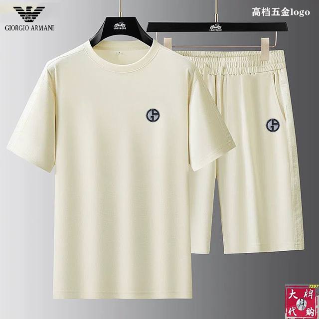 Armani 阿玛尼 夏季新款短裤套装！高端面料！独家首发新品 ，官网同步米兰走秀款 实物拍摄顶级好货标准码数！最新顶尖官网原单，全新体验 专柜面料立体剪裁 全