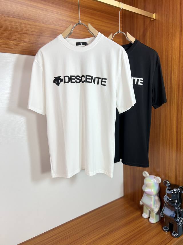 Descente 迪桑特 2024春夏新品 三标齐全 圆领短袖T恤 好货不用过多介绍 看细节 专柜码数：M-XXXL 175 140建议L 最大穿200斤