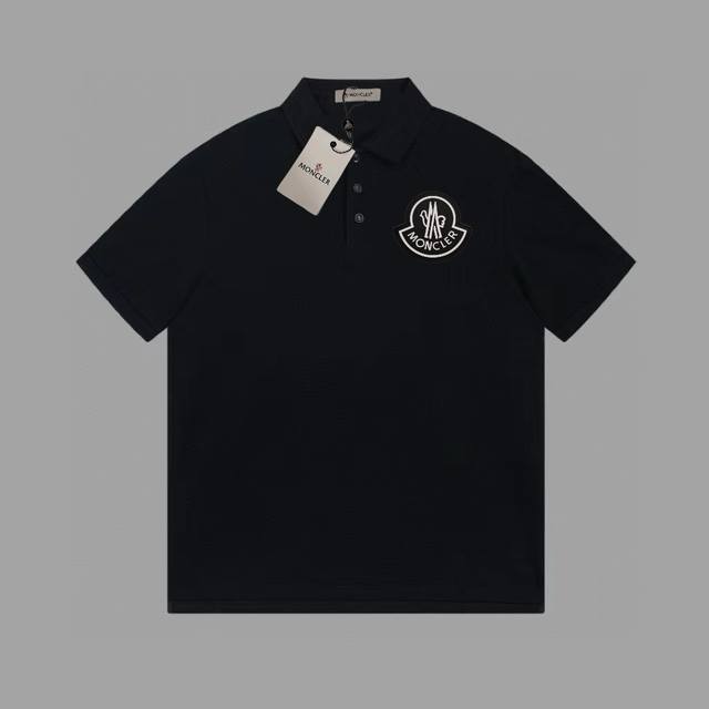 Moncler~蒙口 高板本专属珠地Polo衫 三标齐 Moncler王牌渠道 秒杀市面上一切版本 只能说根本就不是一个级别的存在 不管是材质还是细节还原度以及