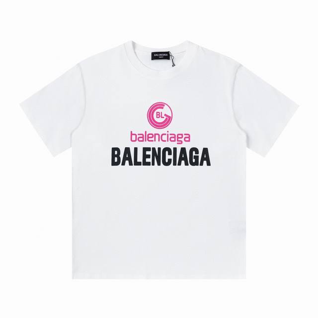 特价 齐码 Balenciaga 巴黎世家 字母印花短袖T恤 全新的面料与车线工艺，定制面料，全程都是定织定染的，特殊色的决绝忌讳现成面料，大货只用到10卷面料 - 点击图像关闭