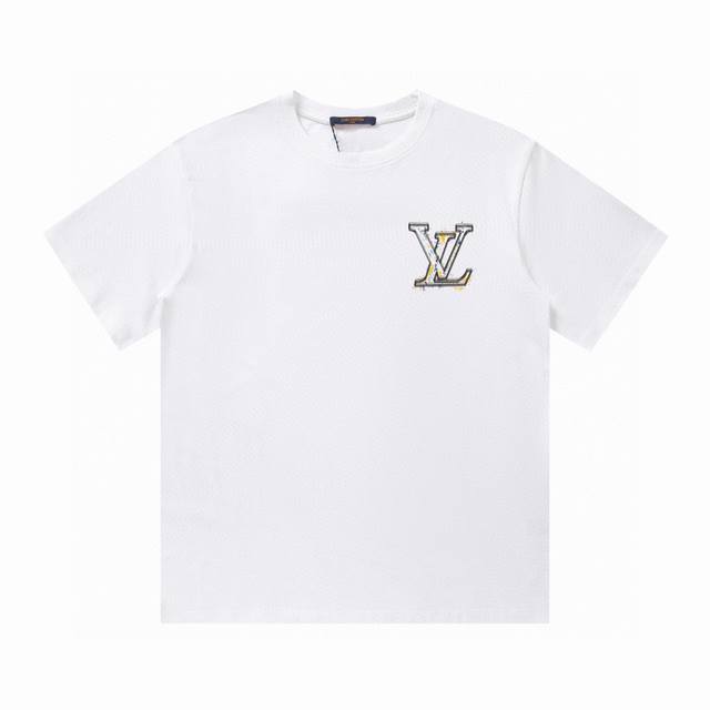 特价 剩余尺码 XS S M Louis Vuitton 路易威登24ss春夏最新品印花T恤短袖 原单狠货，时尚休闲圆领短袖t恤，上身舒适吸睛而有亮点，采用进口 - 点击图像关闭