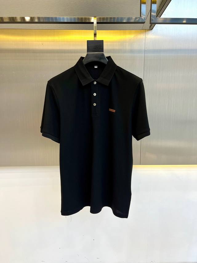 Zegna杰尼亚、2024新品男士商务休闲翻领polo shirt。六角珠地蜂窝珠地。本店主推了八年的经典大珠地面料，专柜60%以上的POLO衫都是此款面料。今