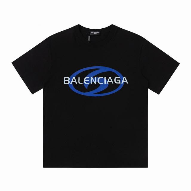 特价 剩余尺码 L XL Balenciaga 巴黎世家 字母印花短袖T恤 全新的面料与车线工艺，定制面料，全程都是定织定染的，特殊色的决绝忌讳现成面料，大货只