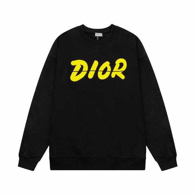 DIOR 迪奥 字母LOGO印花 原版面料 官方同款 400克 同缸染面料 手感非常舒服 超级百搭好看 个性复古气质 男女都非常合适 吊牌 领标 水洗麦 三标齐