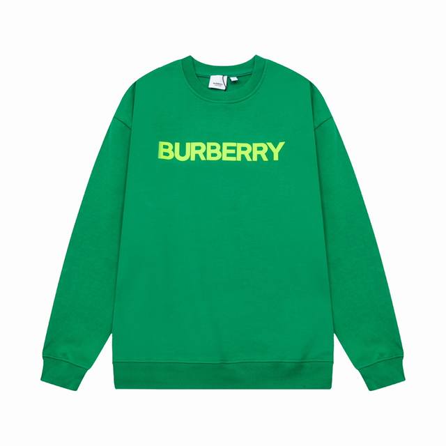 BURBERRY 巴宝莉 经典字母印花 原版面料 官方同款 400克 同缸染面料 手感非常舒服 超级百搭好看 个性复古气质 男女都非常合适 吊牌 领标 水洗麦