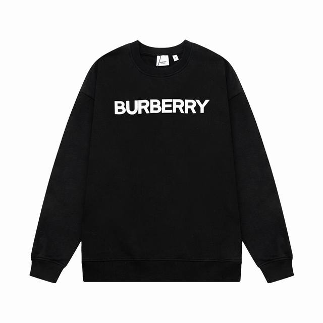 BURBERRY 巴宝莉 经典字母印花 原版面料 官方同款 400克 同缸染面料 手感非常舒服 超级百搭好看 个性复古气质 男女都非常合适 吊牌 领标 水洗麦