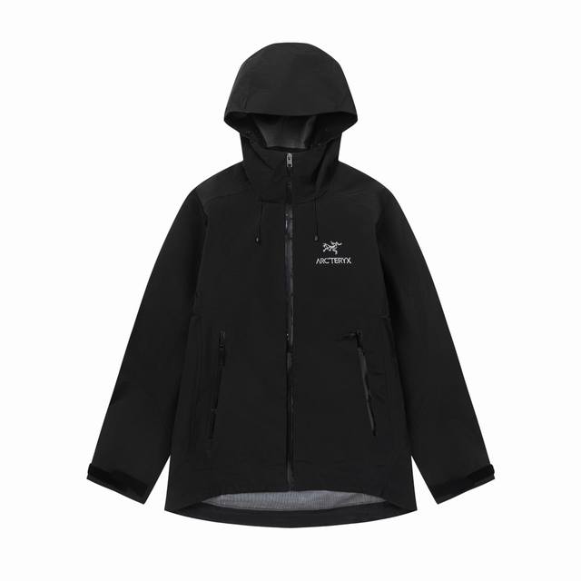 高货品，不同于市场货，可主推～ #Arcteryx 始祖鸟 Beta LT Jacket GTX男女款城市户外通勤防风防水硬壳冲锋衣 颜色： 暗夜黑 以太蓝 幸