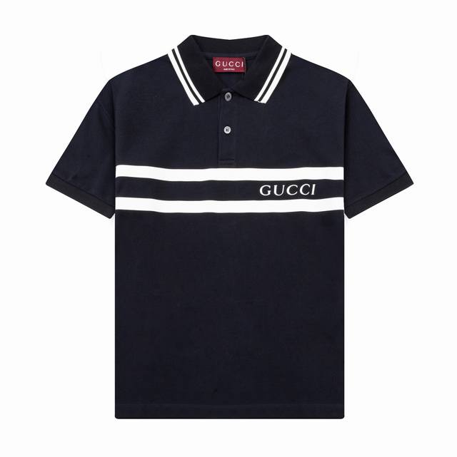 品牌：GUCCI 面料：纯棉 克重： 颜色：白色 黑色 尺码：M-XXL Gucci印花棉质Polo衫 款号 788016 XJGJX 9081 这款单品出自G