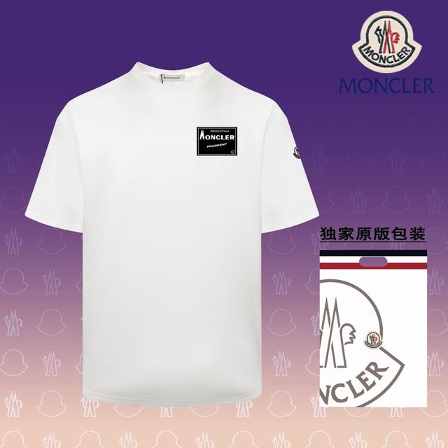 高版本 盟可睐 MONCLER 2024春夏季新款 搭配重工高端数码个性LOGO印花，做工细致完美 高端定制，采用230克双面定制面料，版型设计前卫时尚，上身有