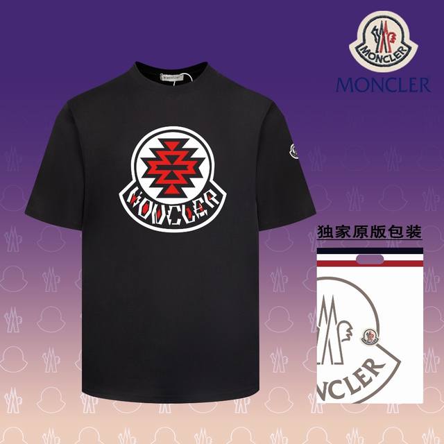 高版本 盟可睐 MONCLER 2024春夏季新款 搭配重工高端数码个性LOGO印花，做工细致完美 高端定制，采用230克双面定制面料，版型设计前卫时尚，上身有