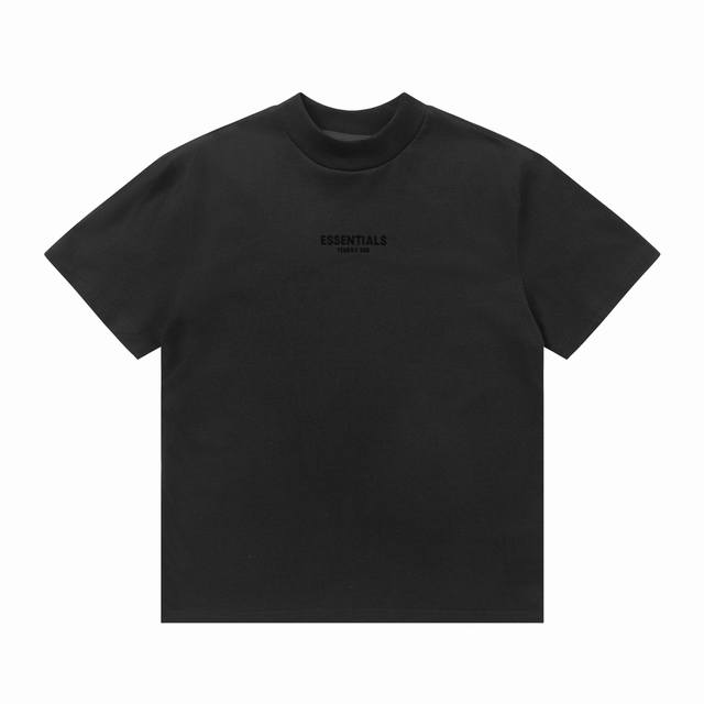 美丽绒印花短袖 上衣 FEAR OF GOD ESSENTIALS FOG复线 面料 YB分解送专业机构检测成分，结果为16支单纱 230G精梳棉，市面上所有布