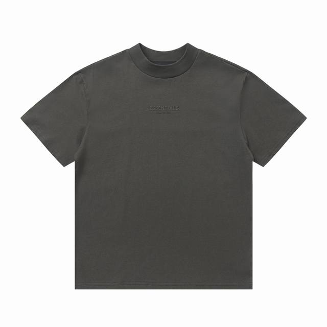 美丽绒印花短袖 上衣 FEAR OF GOD ESSENTIALS FOG复线 面料 YB分解送专业机构检测成分，结果为16支单纱 230G精梳棉，市面上所有布