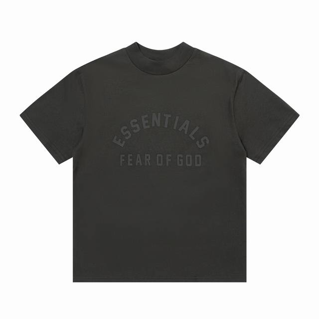 绒印花短袖 套装 FEAR OF GOD ESSENTIALS FOG复线 面料 YB分解送专业机构检测成分，结果为16支单纱 230G精梳棉，市面上所有布行都