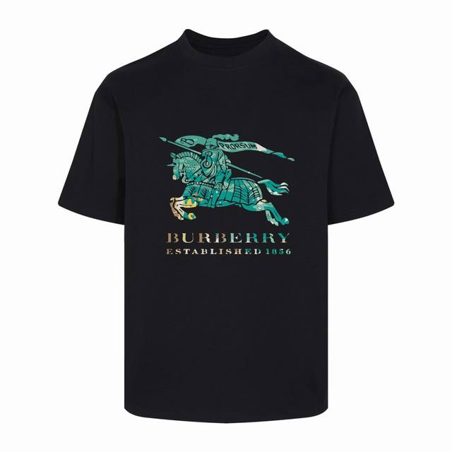 上新款号：b165 BURBERRY 巴宝莉 24ss最新款印花短袖，高品质专柜原单短袖，顶级制作工艺进口面料，专柜款优质胶印印花设计，采用进口高端订制260克