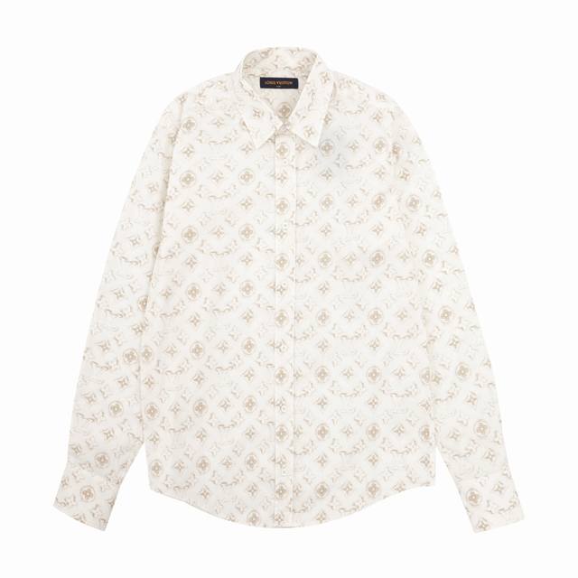 LouisVuitton 路易威登 金色满印衬衫 size：S-XL