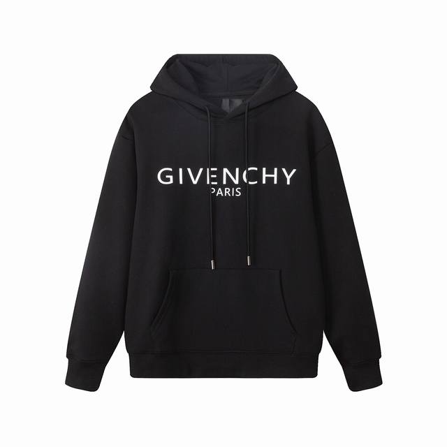 801款，高端定制，最高品质版本GIVENCHY*家logo印花帽衫，采用独家定制480g原版1:1双股双纱纯棉面料，定织定染同缸无色差罗纹，定制1:1辅料，三