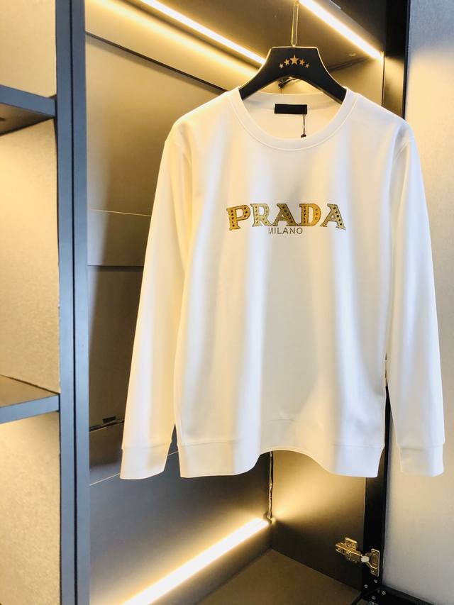 可穿200斤胖子福音码数:M-4Xl 普拉达 Prada 原单品质 三标齐全 最新款 衣服男装卫衣T恤 精选专柜订制顶级丝光棉进口面料 所有细节做工完美1比1复 - 点击图像关闭