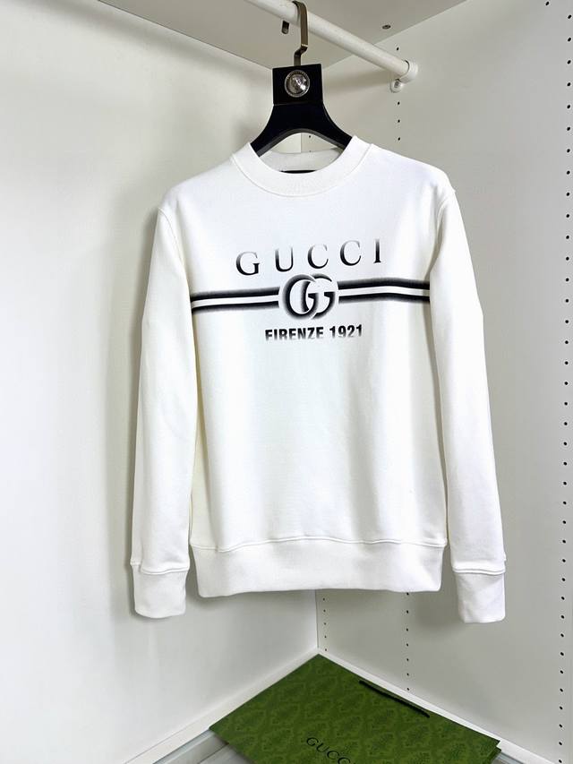 支持年后 Gucci 古奇 高版本 码数：S-Xl 顶级长袖圆领卫衣 高级定制百搭款，意大利进口面料任何人都可以轻松驾驭 面料全订制工艺 胸前奢华经典品牌最新L - 点击图像关闭