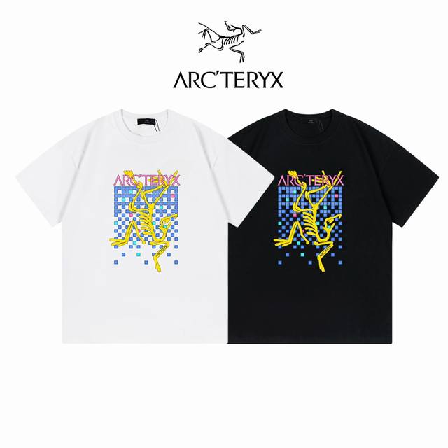 支持年后售后！ 。 Arcteryx始祖鸟 消消乐鸟短袖 双纱260克 ：白色 黑色 ：Xs-L - 点击图像关闭