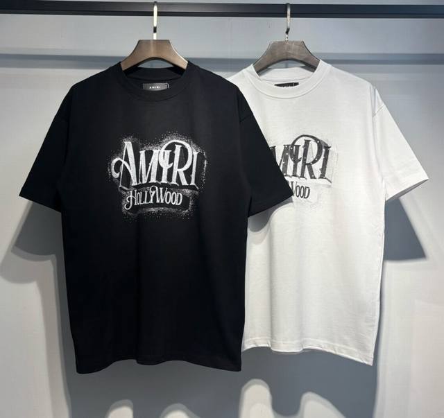 727款 Amiri实拍 黑色 白色挂拍S. M. L. Xl