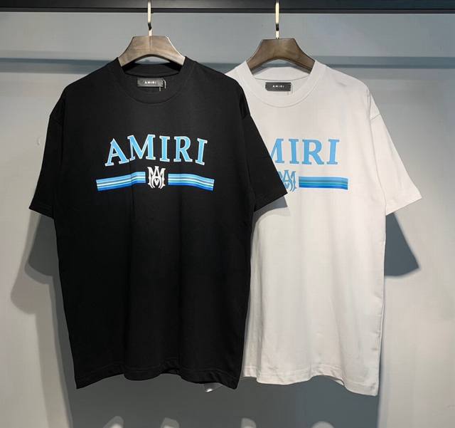 687款 Amiri实拍 黑色 白色挂拍S. M. L. Xl