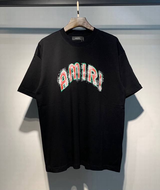 685款 Amiri实拍 黑色 白色挂拍S. M. L. Xl