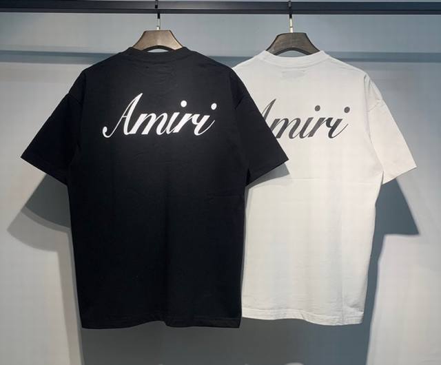 682款 Amiri实拍 黑色 白色挂拍S. M. L. Xl