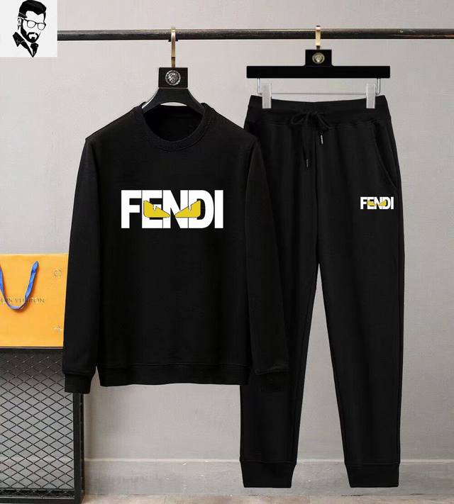 支持年后退换 直 Fendi 芬迪 胖子福音 爆款套装来袭 专注官网原版 2025全新爆款卫衣套装 原单狠货倾注顶级设计师的精心之作 就为一个贴合、完美的上身效