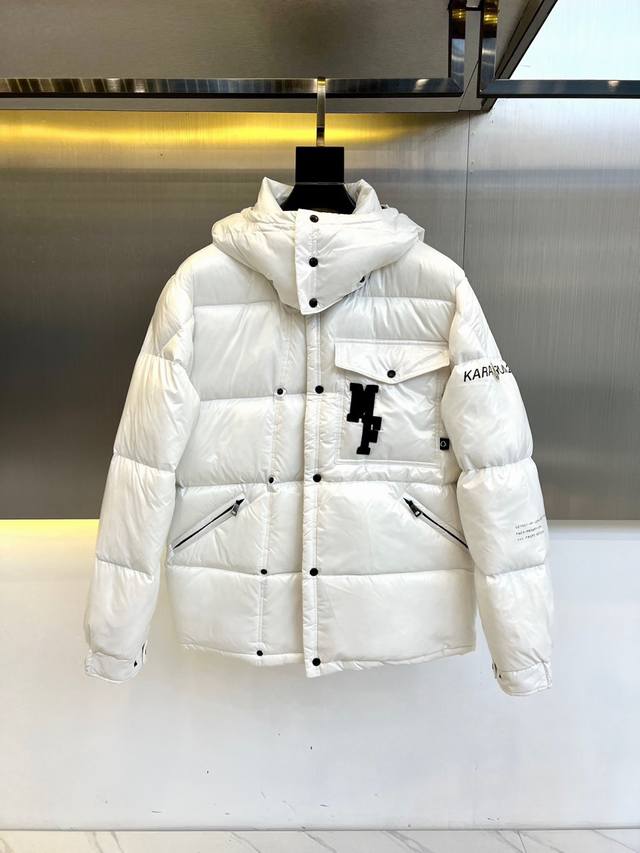 支持年后退换 Moncler 蒙口 白鹅绒 、Genius 7 Frgmt 藤原浩。Frgmt2024秋冬新款Anthemiock羽绒服.双排按扣设计 随意切换