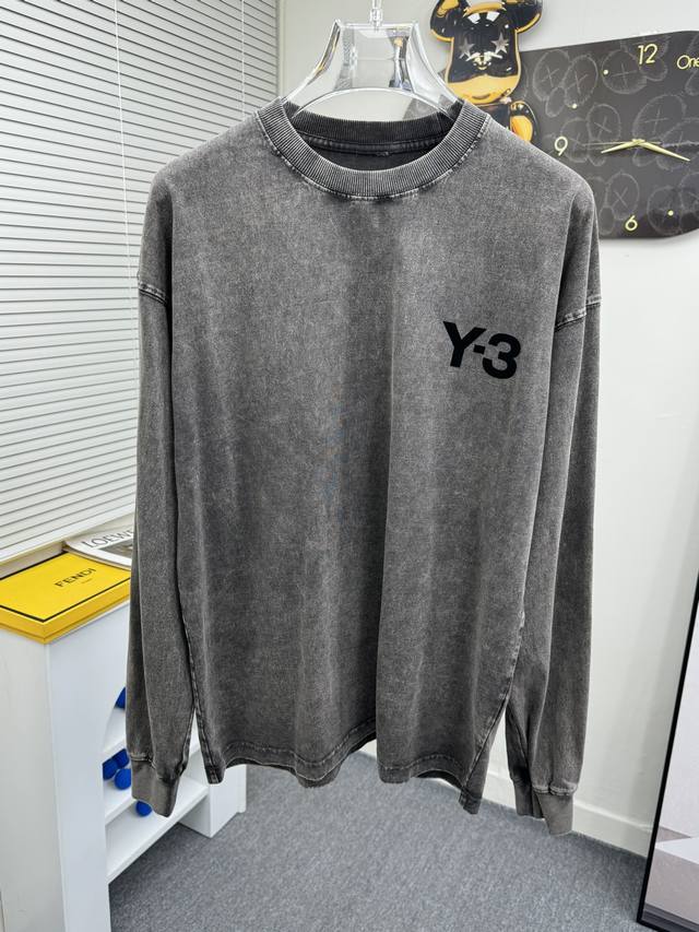 Y-3* 顶级版本2025早春新品长袖 火爆上市啦 定制顶级优选洗水棉面料 上身舒适度高 专柜同款装饰 轻奢内敛低调奢华 内搭外穿轻松驾驭不挑人 裁剪精细完美